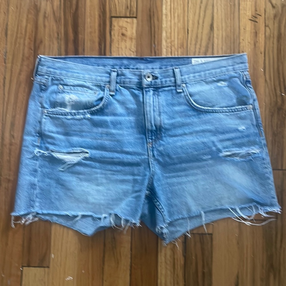 Rag & Bone Distressed denim shorts